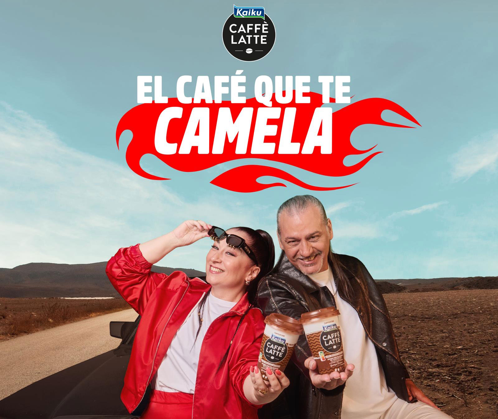Camela en un anuncio de kaiku